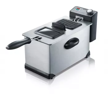 Friggitrice Severin FR 2431 Single 3 L 2000 W acciaio inox