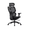 Sedia da ufficio gaming Onex | Ventra Premium rete in tessuto | nero