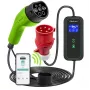 Caricabatterie mobile EV Qoltec regolabile 2in1 Type2 | 7kW | 230V | CEE 3 PIN | Wi-Fi | LCD | portatile | wallbox | 5m