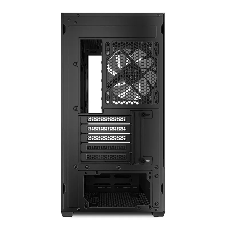 Sharkoon MK6 RGB Micro-ATX case per PC, nero, vetro temprato