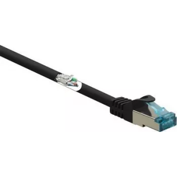 Renkforce RF-5047478 cavo di rete nero 2 m Cat6a S/FTP (S-STP) (RF-5047478)
