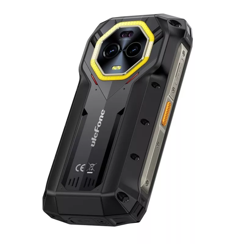 Ulefone Armor Mini 20 smartphone, 4,7 pollici, Helio G99, 8GB RAM, 256GB, 6200 mAh, Android 14, nero