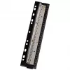 Perforatore WEDO 67 9401 – perforatore metallico a 4 fori, nero, capacità di foratura 3 mm, 66 mm larghezza