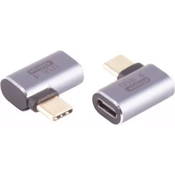 Adattatore USB-C ShiverPeaks 14-05035, USB 4.0, connettore angolare 90°