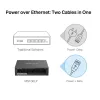 Mercusys switch desktop 6 porte 10/100Mbps con 4 porte PoE+