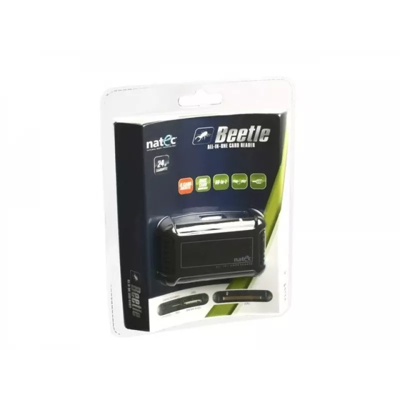 LETTORE DI SCHEDE ALL-IN-ONE BEETLE SDHC USB 2.0