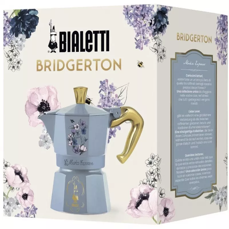 Bialetti Moka Express Bridgerton 3TZ (150 ml) blu