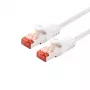 LOGON TCR66SS050WH cavo patch di rete, Cat6 SF/UTP (S-FTP), 5 m, bianco