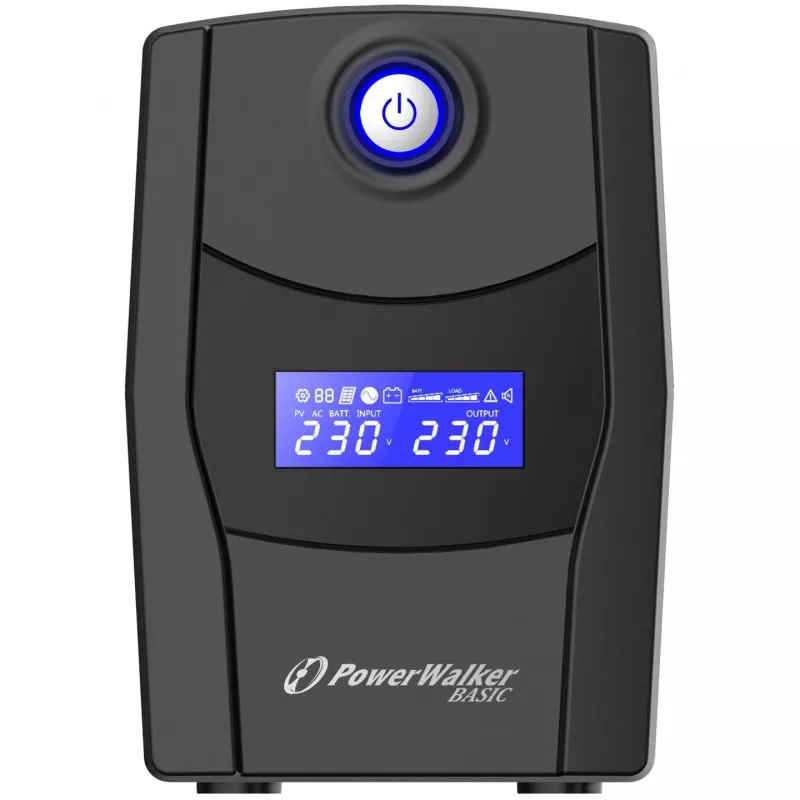 PowerWalker VI 800 STL Line-Interactive 800VA 2 uscite CA Tower Nero Gruppo di continuità (UPS) (10121073)