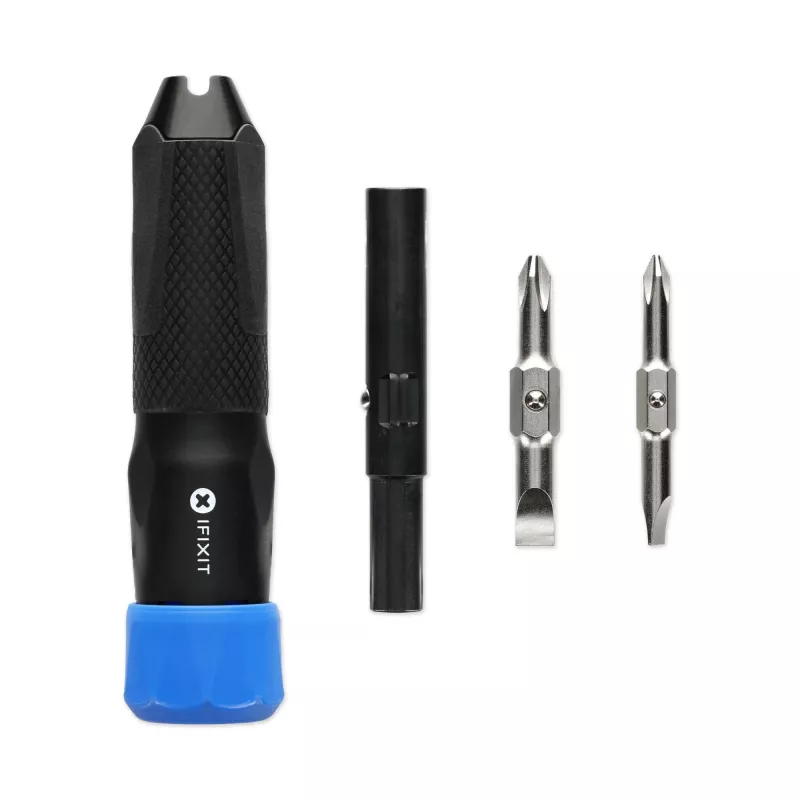 iFixit Narwhal cacciavite 6 in 1 con cappuccio girevole bloccabile, nero