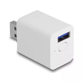 Presa smart DELOCK 11832 — presa intelligente Wi‑Fi per interni, 2 A, 2400 MHz, bianca