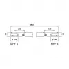 Delock 89643 cavo antenna, da MHF 4L a MHF 4L, 1.13, 20 cm, nero