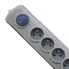Protezione da sovratensione QOLTEC 50199 — 6 prese, cavo 5 m