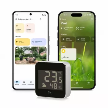 Stazione meteo Eve Systems EVE O monitor temperatura e umidità interno/esterno