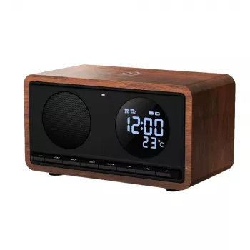 Sveglia radio MANTA RDI912B Rimini nera con display da 12 pollici e 8 GB di memoria