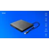 SAVIO AK-59 masterizzatore CD/DVD esterno sottile R/RW - USB-C/USB-A, nero