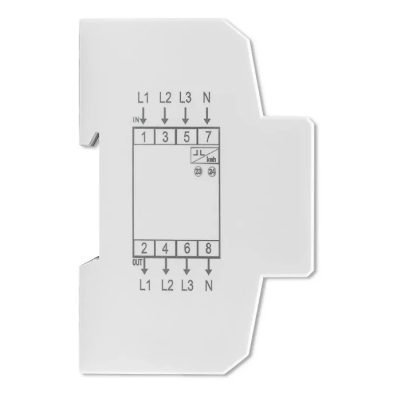 Contatore elettronico trifase QOLTEC 50992 400V 100A