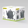 Bollitore Maestro MR-077, 1,5 L, 1500 W, corpo in ceramica, grigio