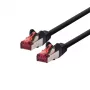 LOGON TCR66SS150BL cavo patch, S/FTP PIMF, 15 m