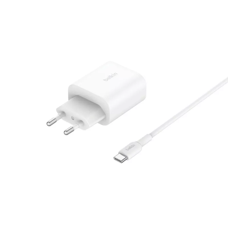 Caricabatterie wireless Belkin BoostCharge WIZ029VFWH ricarica rapida USB Type-C da interno