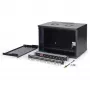 DIGITUS SOHO Pro DN-49203-SET 19" 7U set di rete a parete con accessori, 540 x 400 mm, nero