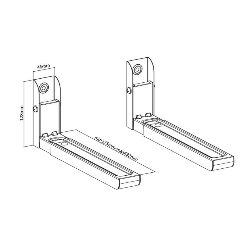 Maclean MC-915W maniglia di ricambio per porta microonde, bianco