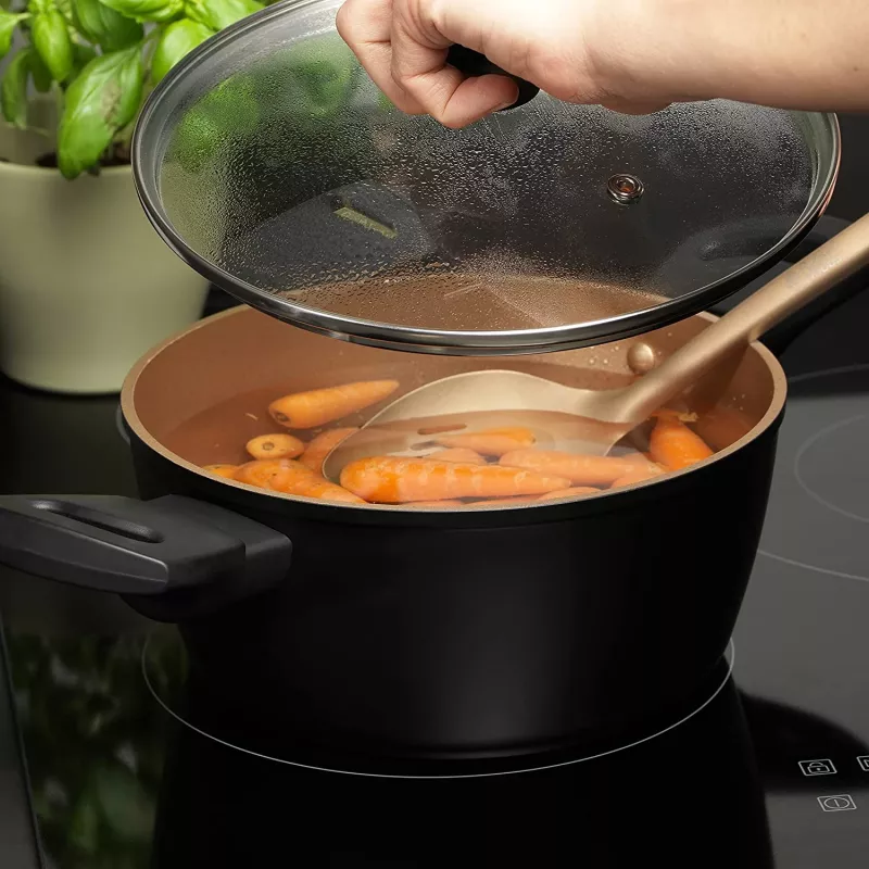 Pentola Russell Hobbs RH01669BEU7 20 cm, nero, interno in acciaio inox