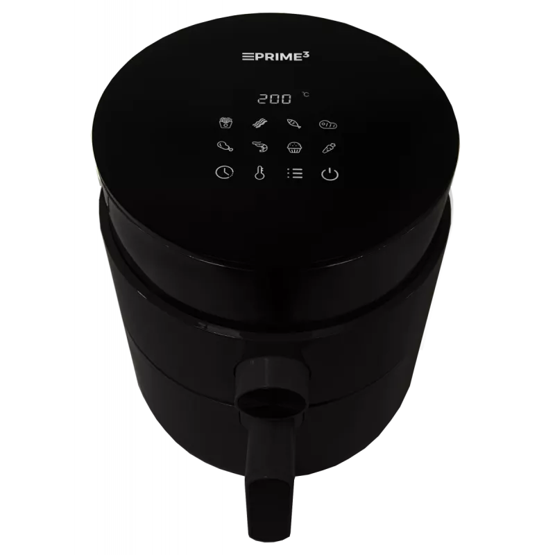 Friggitrice ad aria PRIME3 SAF31 – 2,5 L, 1200 W, friggitrice ad aria senza olio, nera