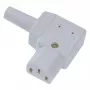 Connettore maschio C13 Bachmann 915.970 grigio