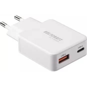 Voltcraft UC-1C1A45W01 caricabatterie USB USB-C USB-A ricarica rapida PD 3.0 bianco (VC-17009805)