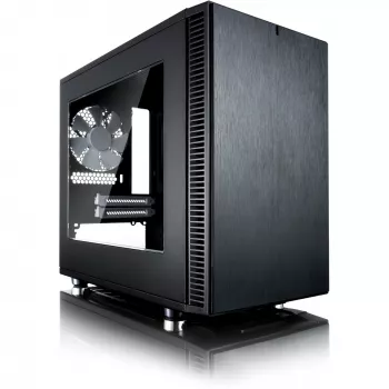 Fractal Design Define Nano S - Window - Tower - ITX - senza alimentatore (ATX) - nero - USB/Audio (FD-CA-DEF-NANO-S-BKW)