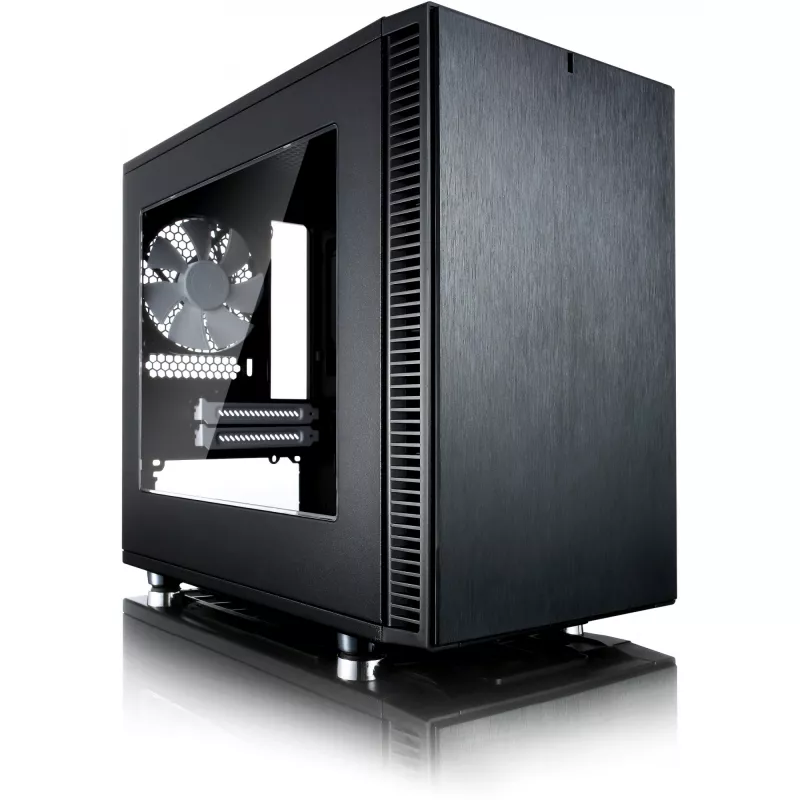 Fractal Design Define Nano S - Window - Tower - ITX - senza alimentatore (ATX) - nero - USB/Audio (FD-CA-DEF-NANO-S-BKW)
