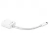 Adattatore USB, connettore maschio USB-C > connettore femmina DisplayPort (bianco, 11 cm)