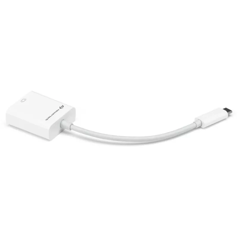 Adattatore USB, connettore maschio USB-C > connettore femmina DisplayPort (bianco, 11 cm)