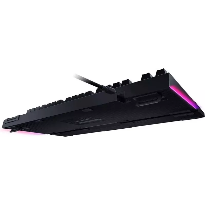Razer BlackWidow V4 Tastiera meccanica per gaming, Green Switch, layout US, con filo, nero