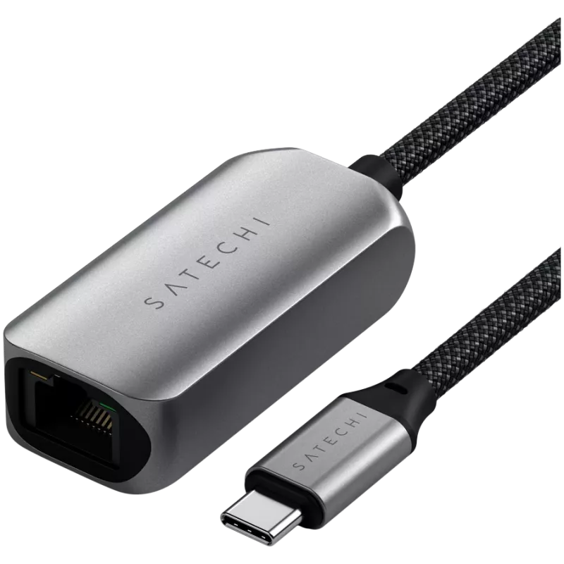 Adattatore USB-C Satechi (1x connettore maschio USB-C 1x LAN Gigabit (1/2,5 Gbit/s)) ST-AE25M