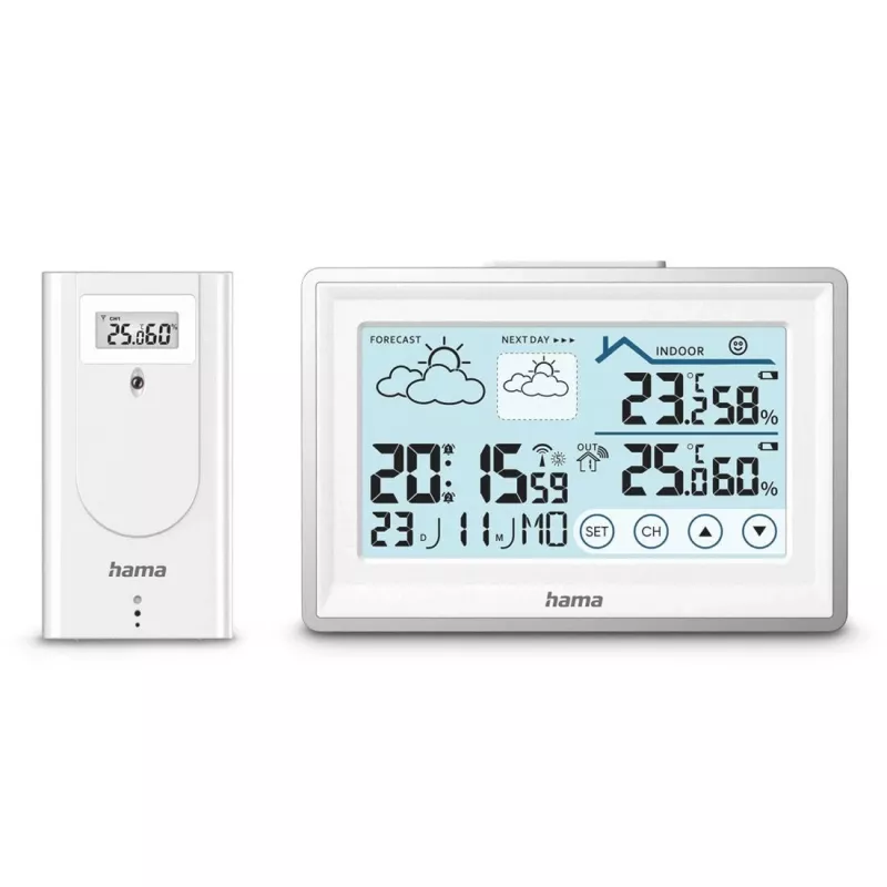 Stazione meteo digitale Hama 00222228 bianco batteria