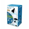 Lampada da tavolo Esperanza ELD113S E27 12 W LED argento