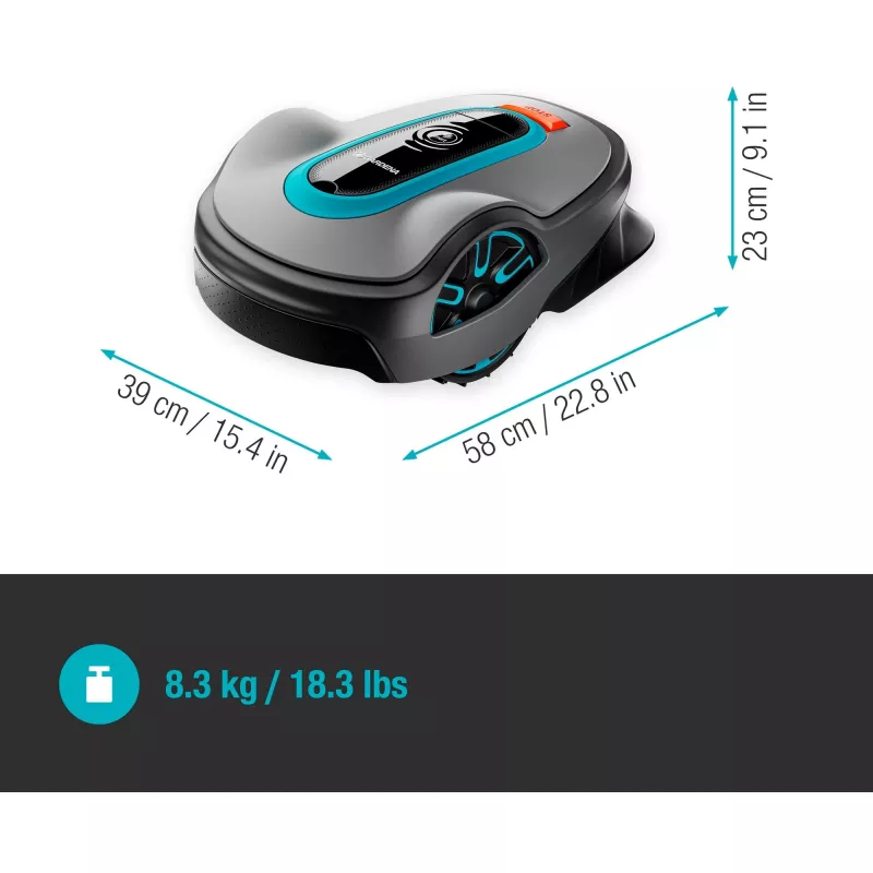 Robot tagliaerba Gardena smart SILENO life