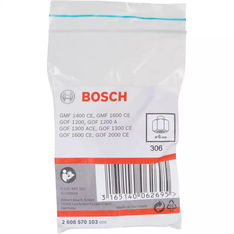 Pinze di serraggio Bosch 2608570103 diametro 6 mm