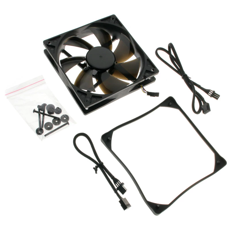 Noiseblocker ITR-PL-PS BlackSilent Pro PLPS ventola per case, 120 mm, PWM