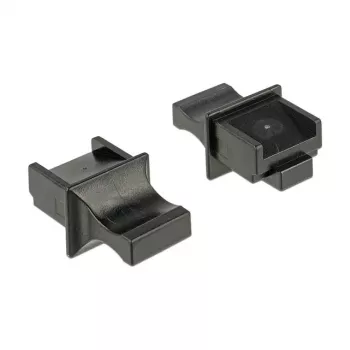 Coperchio di protezione per connettore femmina RJ-45 DeLOCK 64020 nero 10 pz.