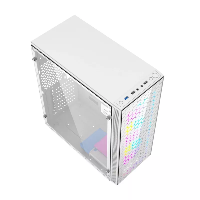 Case per computer Gaming Fornax 500, bianco