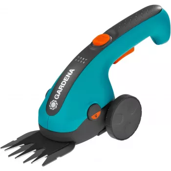 GARDENA ruote per cesoie a batteria: ruote guida accessorio per la guida sicura delle cesoie a batteria ClassicCut Li e ComfortCut Li sul prato (9861-20)