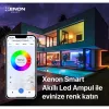 XENON Smart X7021 lampadina LED RGB smart, 9 W, Wi-Fi, Bluetooth, bianco