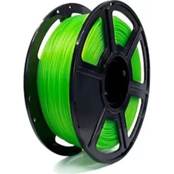 PLA 1,75 mm bobina filamento, Flashforge PTG1, verde trasparente, 1 kg