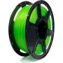 PLA 1,75 mm bobina filamento, Flashforge PTG1, verde trasparente, 1 kg