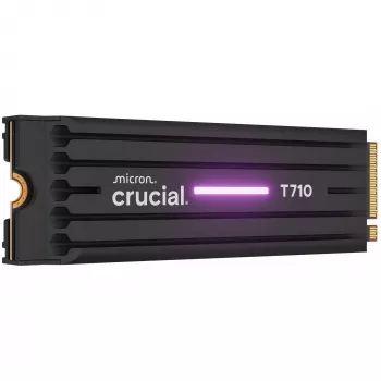 SSD CRUCIAL T710 4 TB M.2 PCIe 5.0 NVMe — 4000 GB, lettura 14500 MB/s, scrittura 13800 MB/s