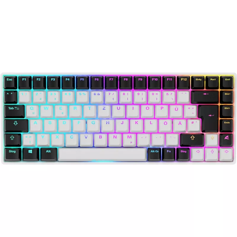 SKILLER SGK50 S3, tastiera da gaming bianca, layout DE, Gateron Brown