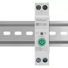 Relè Wi-Fi per guida DIN QOLTEC 50881 — relè commutatore di rete 63A per impianti elettrici